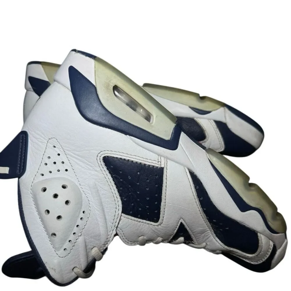 Jordan 6 Retro Olympic 2024 White Varsity Red Navy CT8529-164 Mens 9.5
